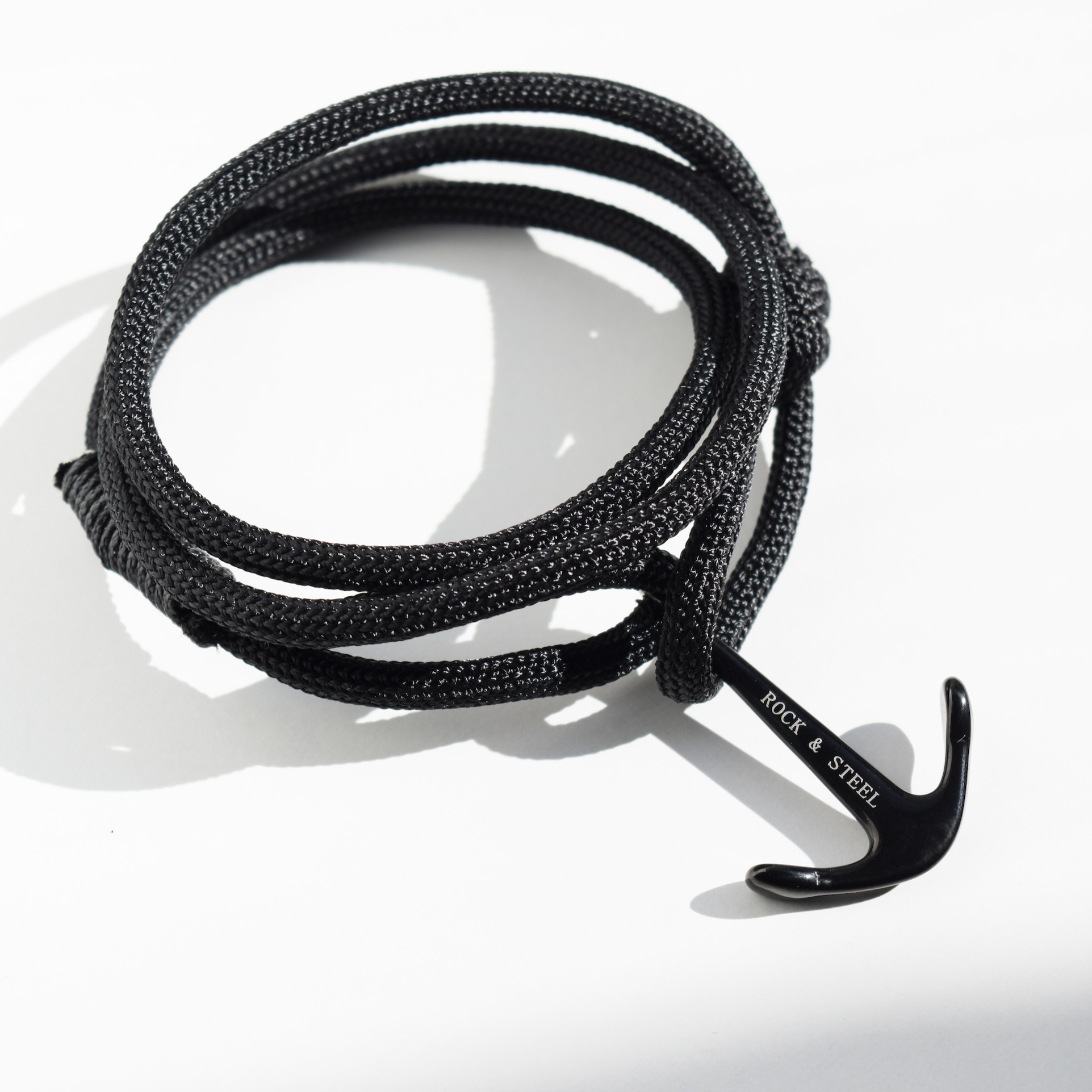 STEEL BLACK BLACK Armband ON – ROCK Anker GERMANY &
