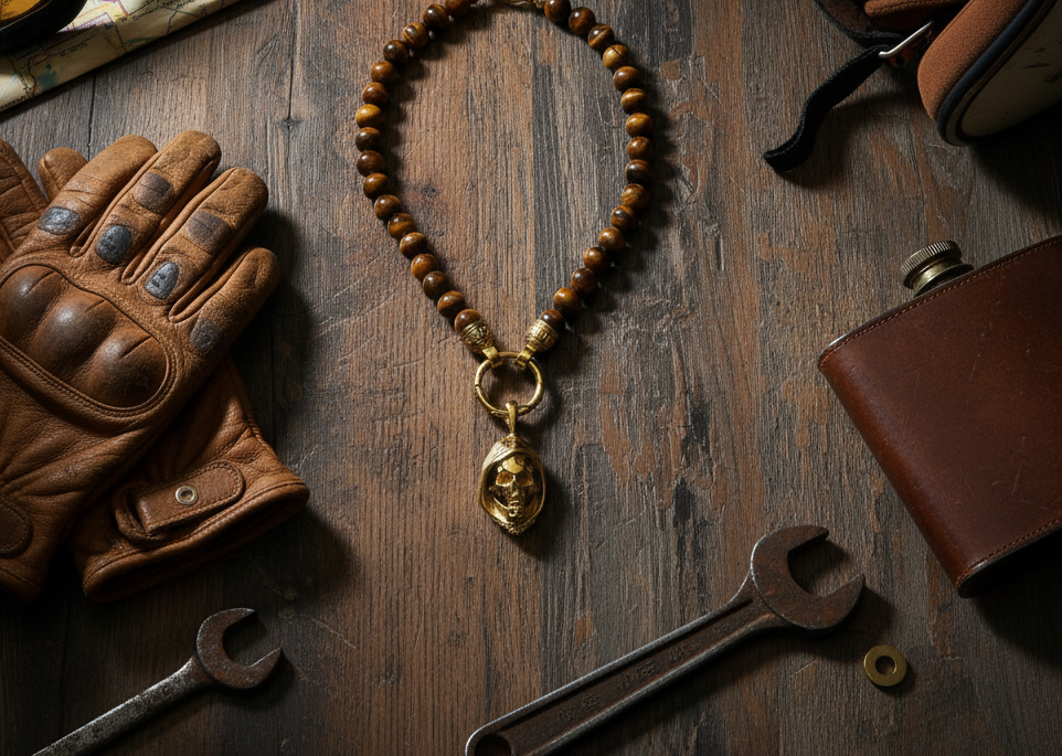 Kette REAPER | Tigerauge - ROCK & STEEL GERMANY