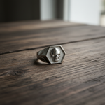 Ring TOTENKOPF BAD BOY | 925 Silber - ROCK & STEEL GERMANY