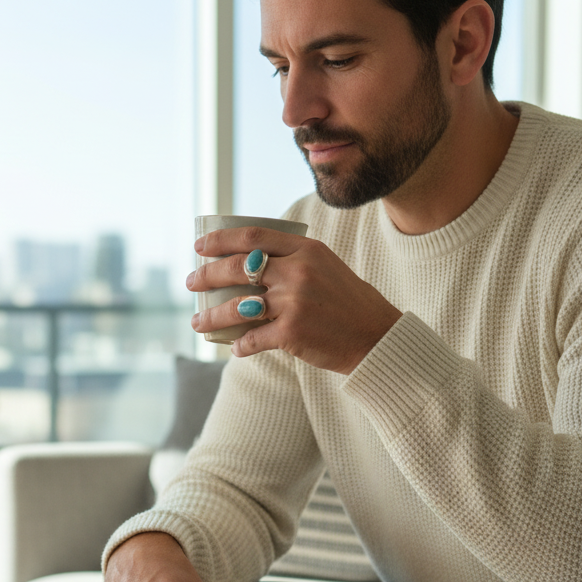 Ring HATHORS EYE | 925 Silber - ROCK & STEEL GERMANY