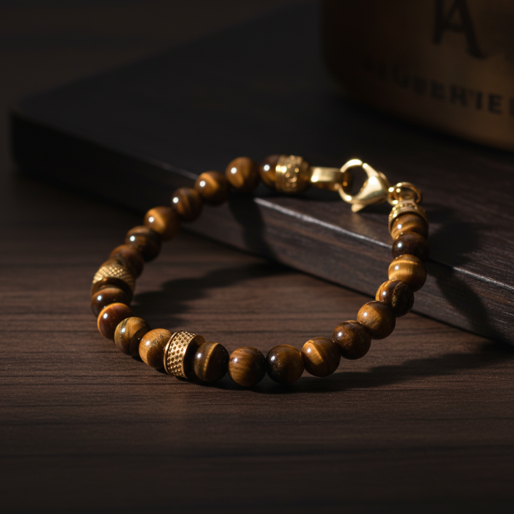 Armband ZEUS TIGEREYE - ROCK & STEEL GERMANY