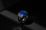 Ring ZEUS LAPIS LAZULI - ROCK & STEEL GERMANY