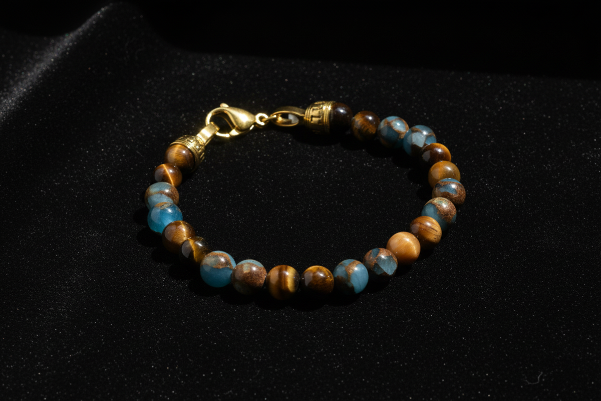 Armband BLUE GOLD - ROCK & STEEL GERMANY