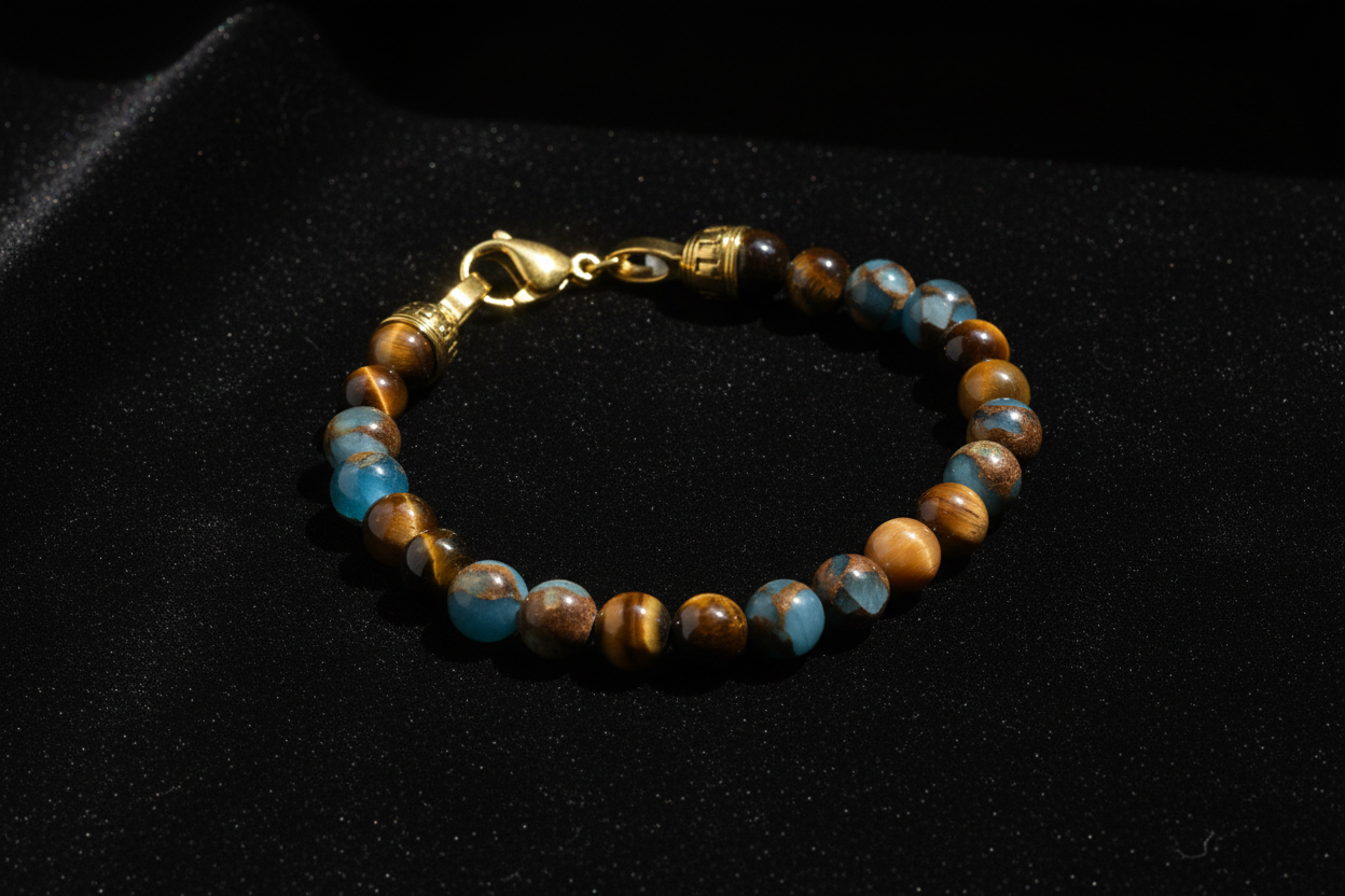 Armband BLUE GOLD - ROCK & STEEL GERMANY