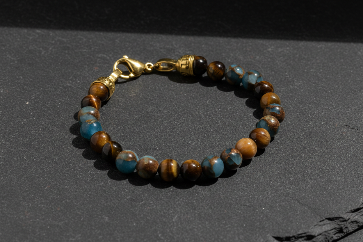 Armband BLUE GOLD - ROCK & STEEL GERMANY