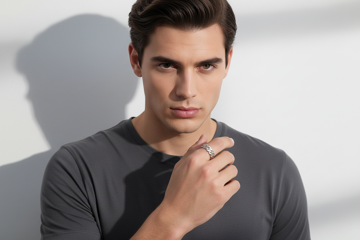 Ring CUBAN | 925 Silber - ROCK & STEEL GERMANY