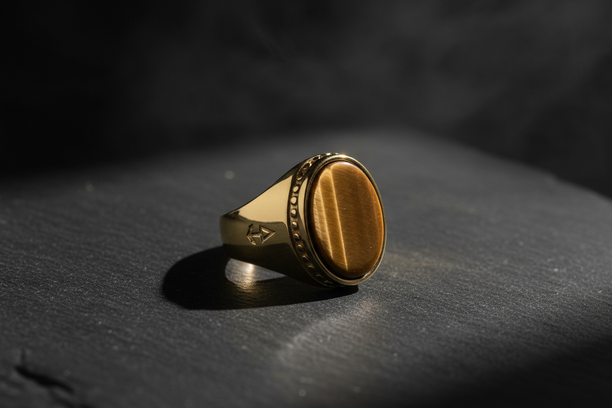 Ring DEUS TIGERAUGE - ROCK & STEEL GERMANY