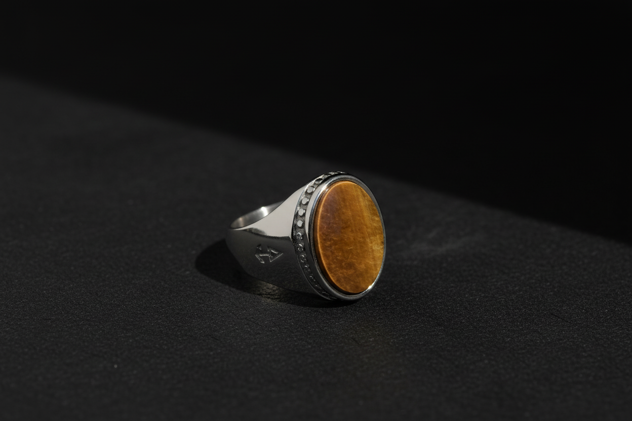 Ring DEUS TIGERAUGE - ROCK & STEEL GERMANY