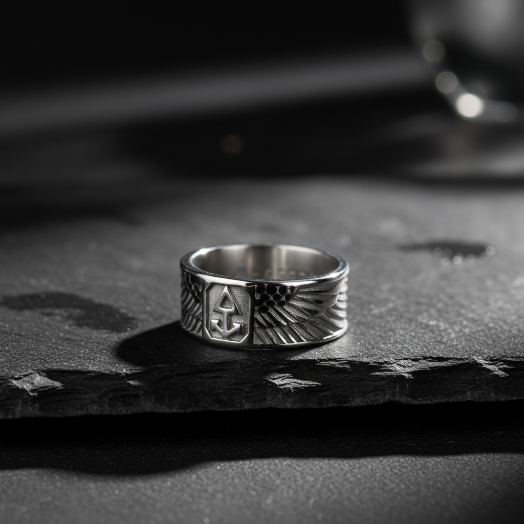Ring WINGED SUN - ROCK & STEEL GERMANY