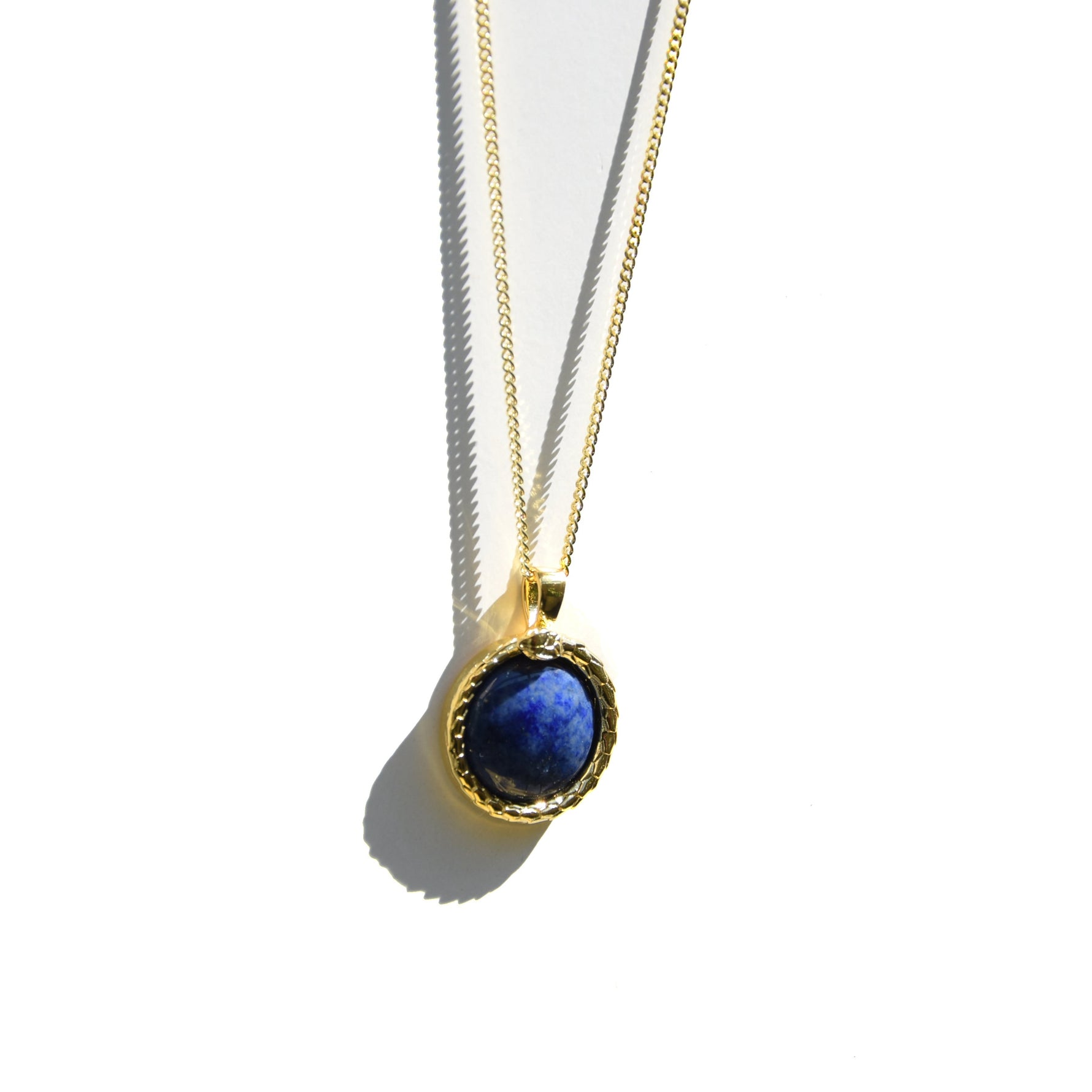Kette ETERNITY LAPISLAZULI | 925 SILBER | vergoldet - ROCK & STEEL GERMANY