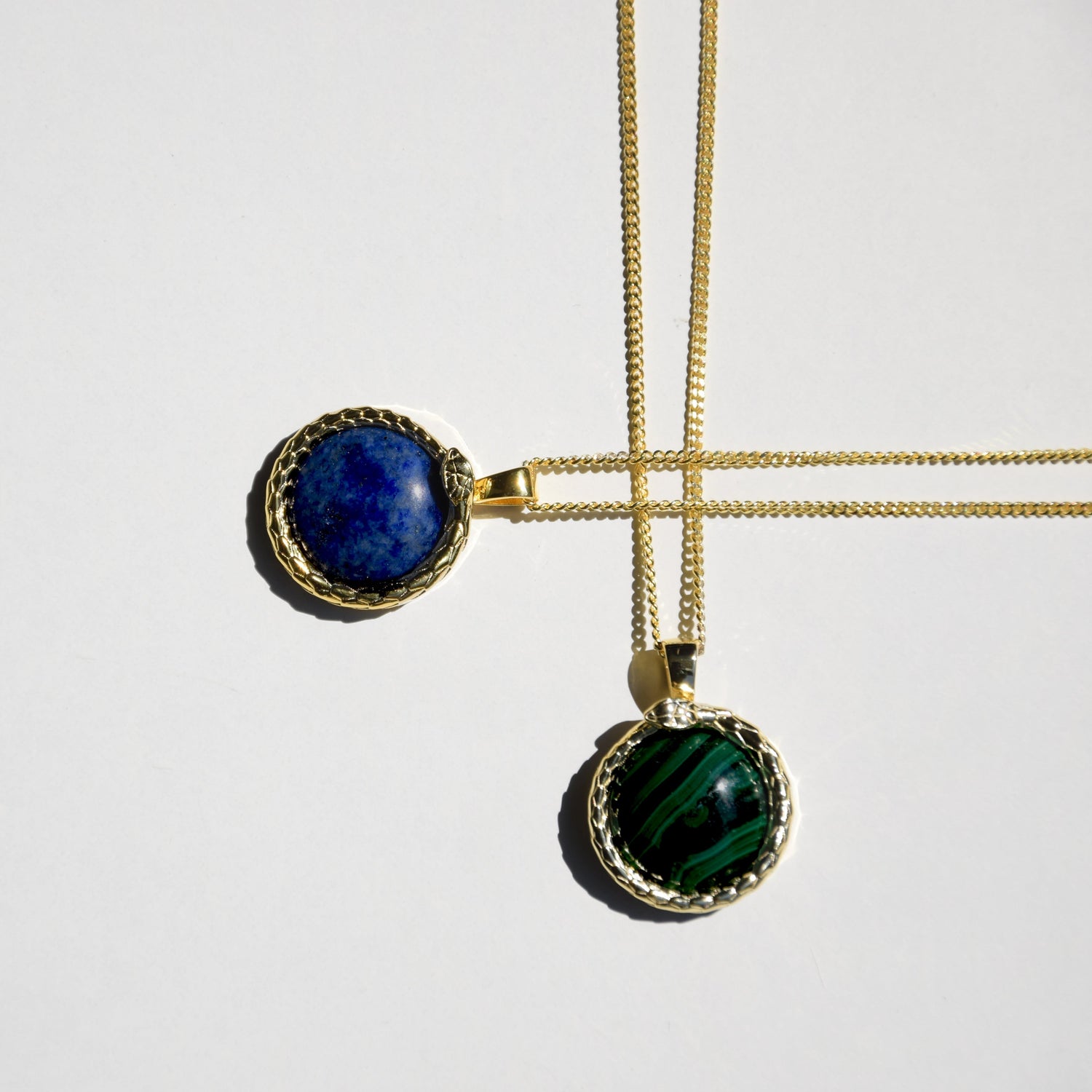 Kette ETERNITY LAPISLAZULI | 925 SILBER | vergoldet - ROCK & STEEL GERMANY