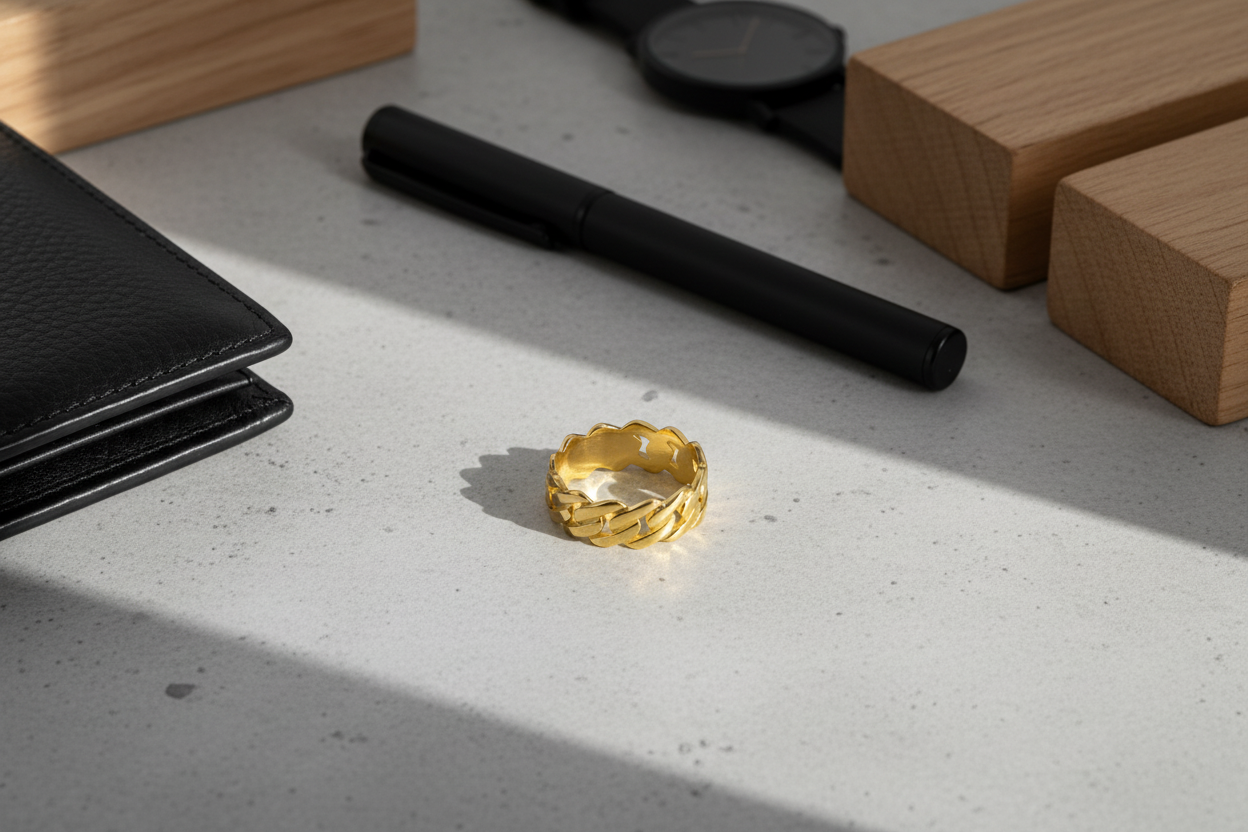 Ring CUBAN | 925 Silber - ROCK & STEEL GERMANY