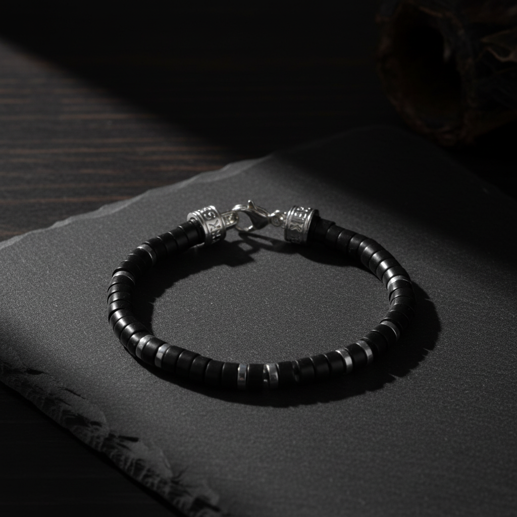 Armband MANTRA | AGATE | 925 SILBER - ROCK & STEEL GERMANY
