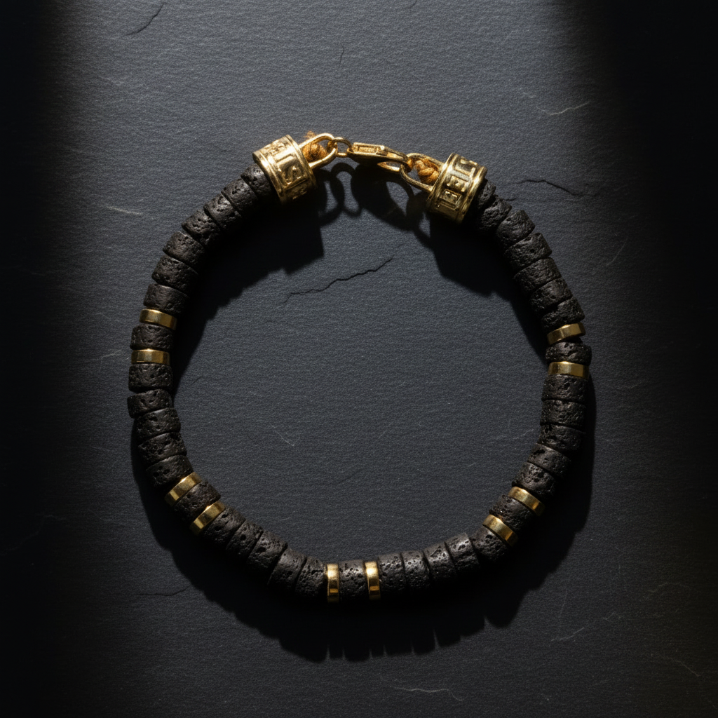 Armband MANTRA | LAVA | 925 SILBER - ROCK & STEEL GERMANY