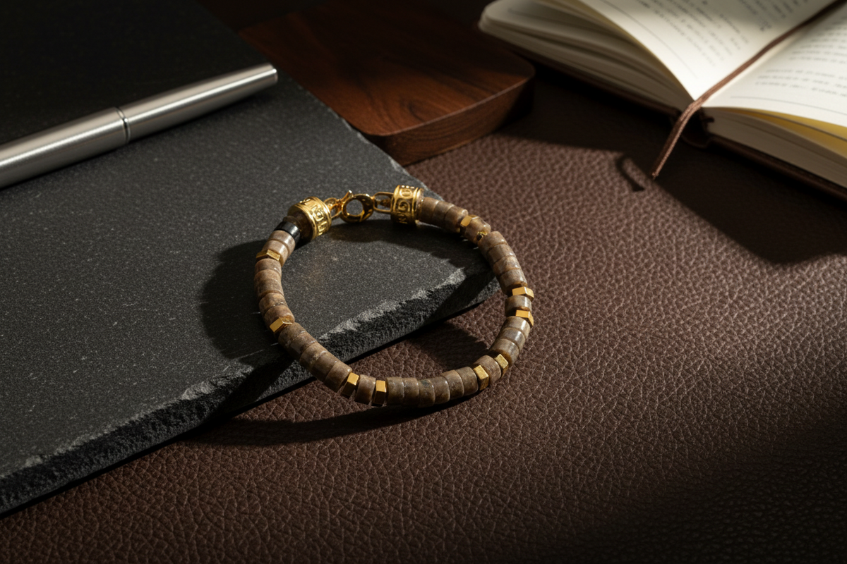 Armband MANTRA | SMOKY CLOUDS | 925 SILBER - ROCK & STEEL GERMANY