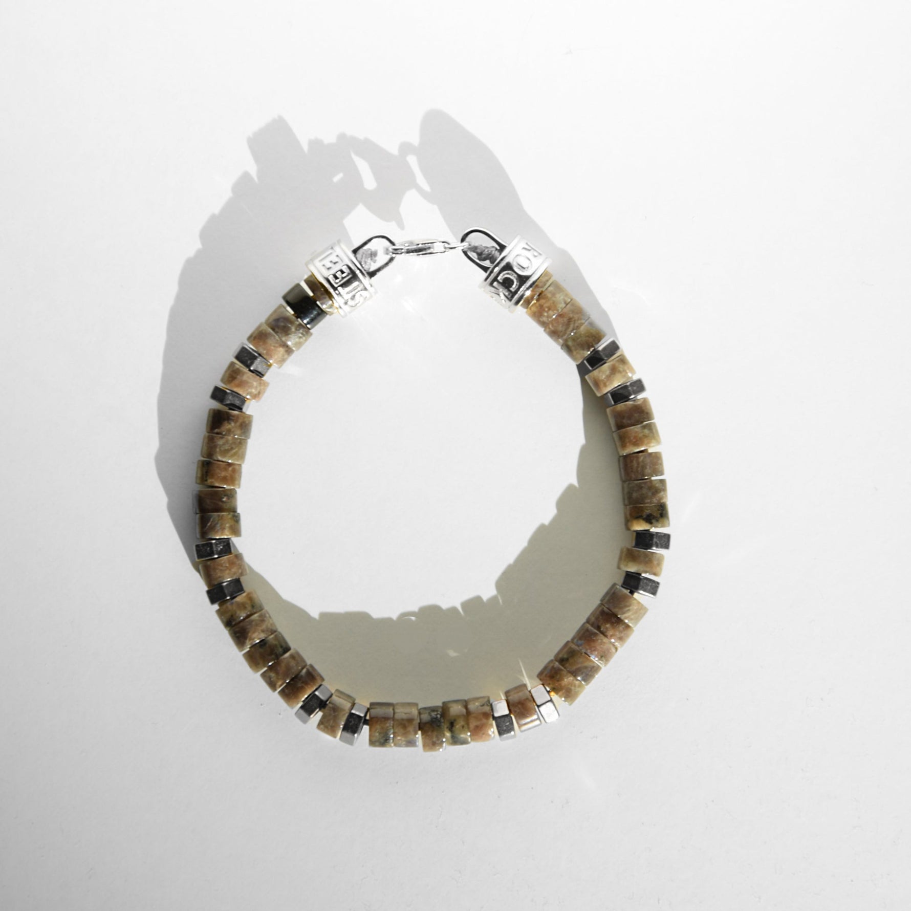 Armband MANTRA | SMOKY CLOUDS | 925 SILBER - ROCK & STEEL GERMANY