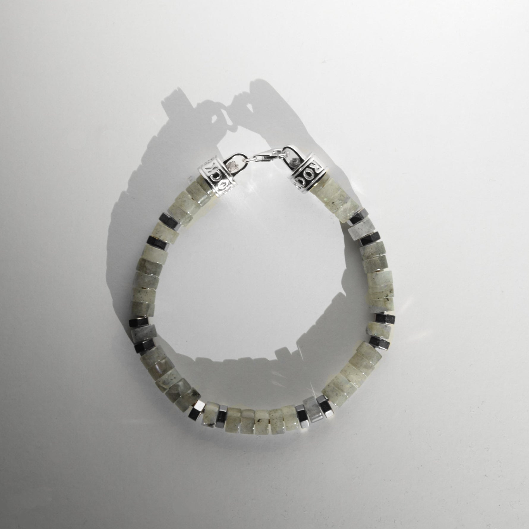 Armband MANTRA | GREY CLOUDS | 925 SILBER - ROCK & STEEL GERMANY
