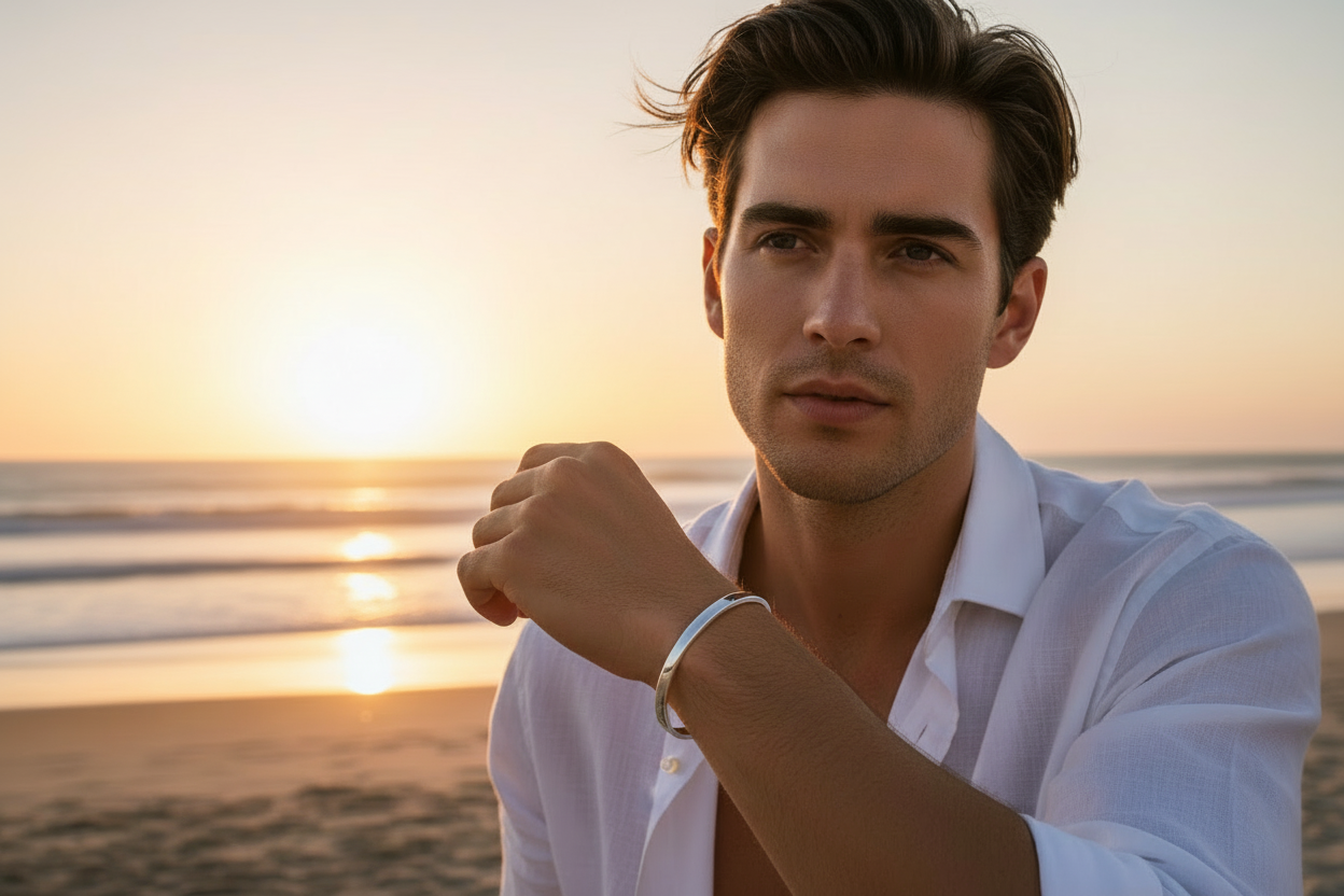 Armreif MIAMI | 925 SILBER - ROCK & STEEL GERMANY