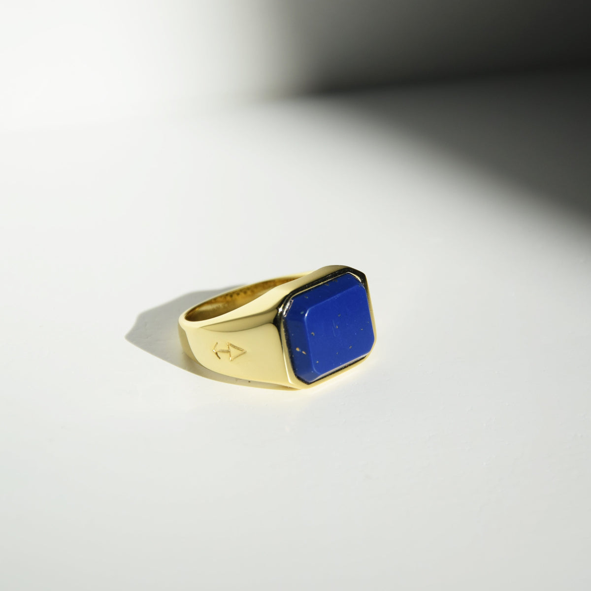 Ring NEPTUNE LAPISLAZULI | 925 Silber | vergoldet - ROCK & STEEL GERMANY