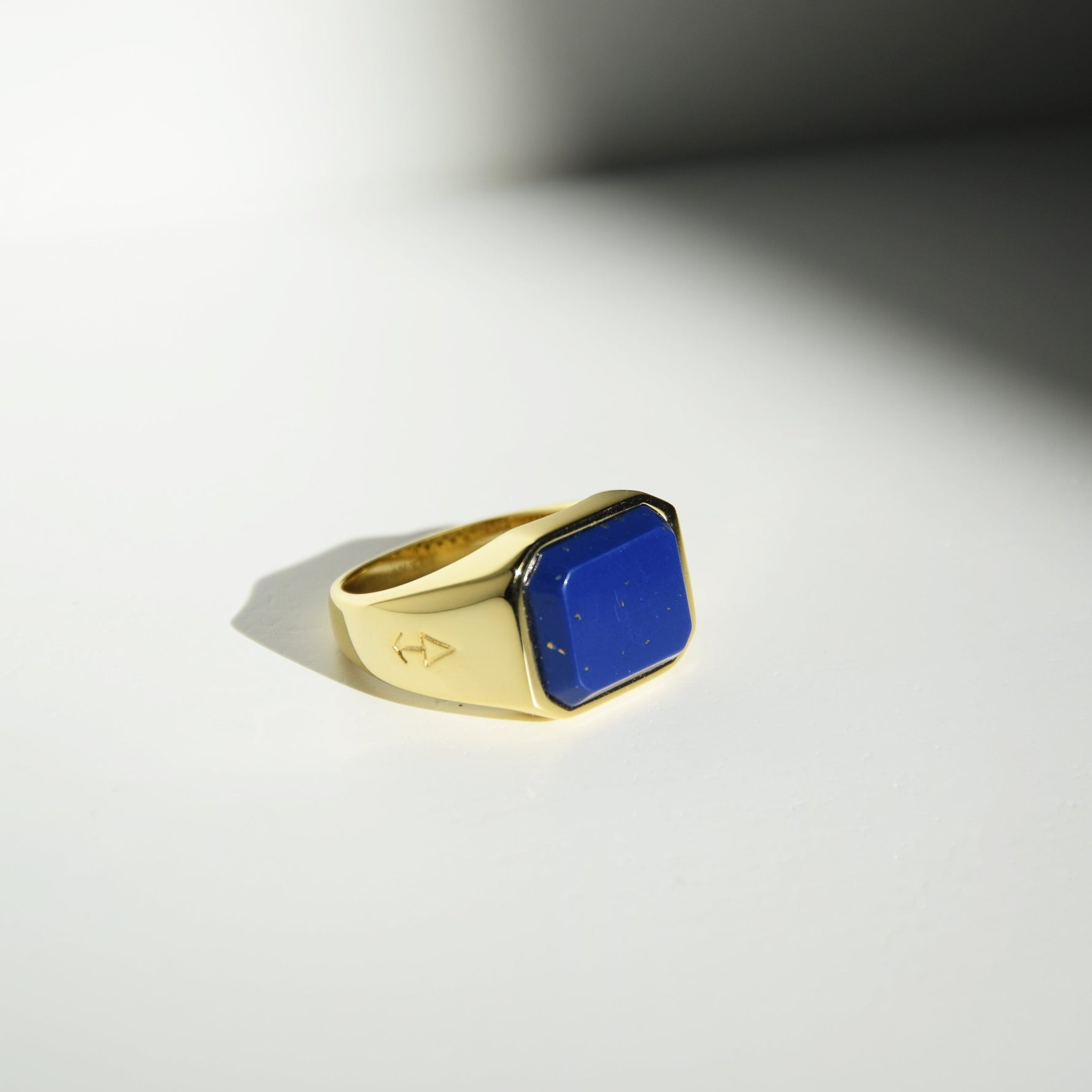 Ring NEPTUNE LAPISLAZULI | 925 Silber | vergoldet - ROCK & STEEL GERMANY