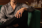 Ring NEPTUNE LAPISLAZULI | 925 Silber - ROCK & STEEL GERMANY