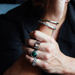 Ring ETERNITY LAPISLAZULI | 925 Silber | vergoldet - ROCK & STEEL GERMANY