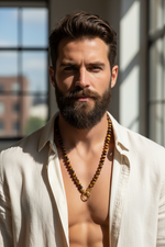 Kette BEAD | Tigerauge - ROCK & STEEL GERMANY