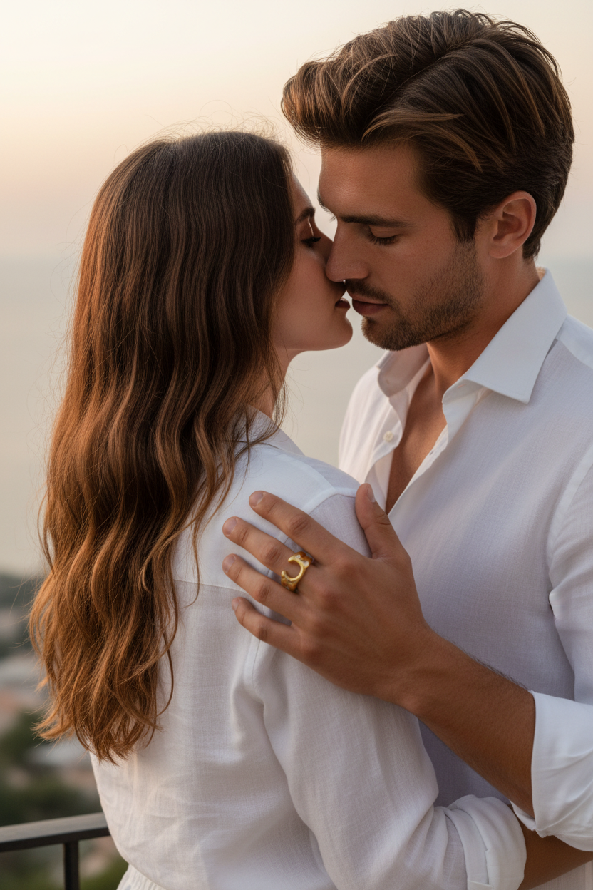 Ring GOOD LUCK | 925 Silber | vergoldet - ROCK & STEEL GERMANY