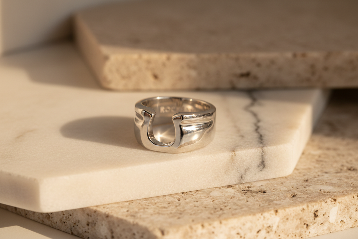 Ring GOOD LUCK | 925 Silber - ROCK & STEEL GERMANY