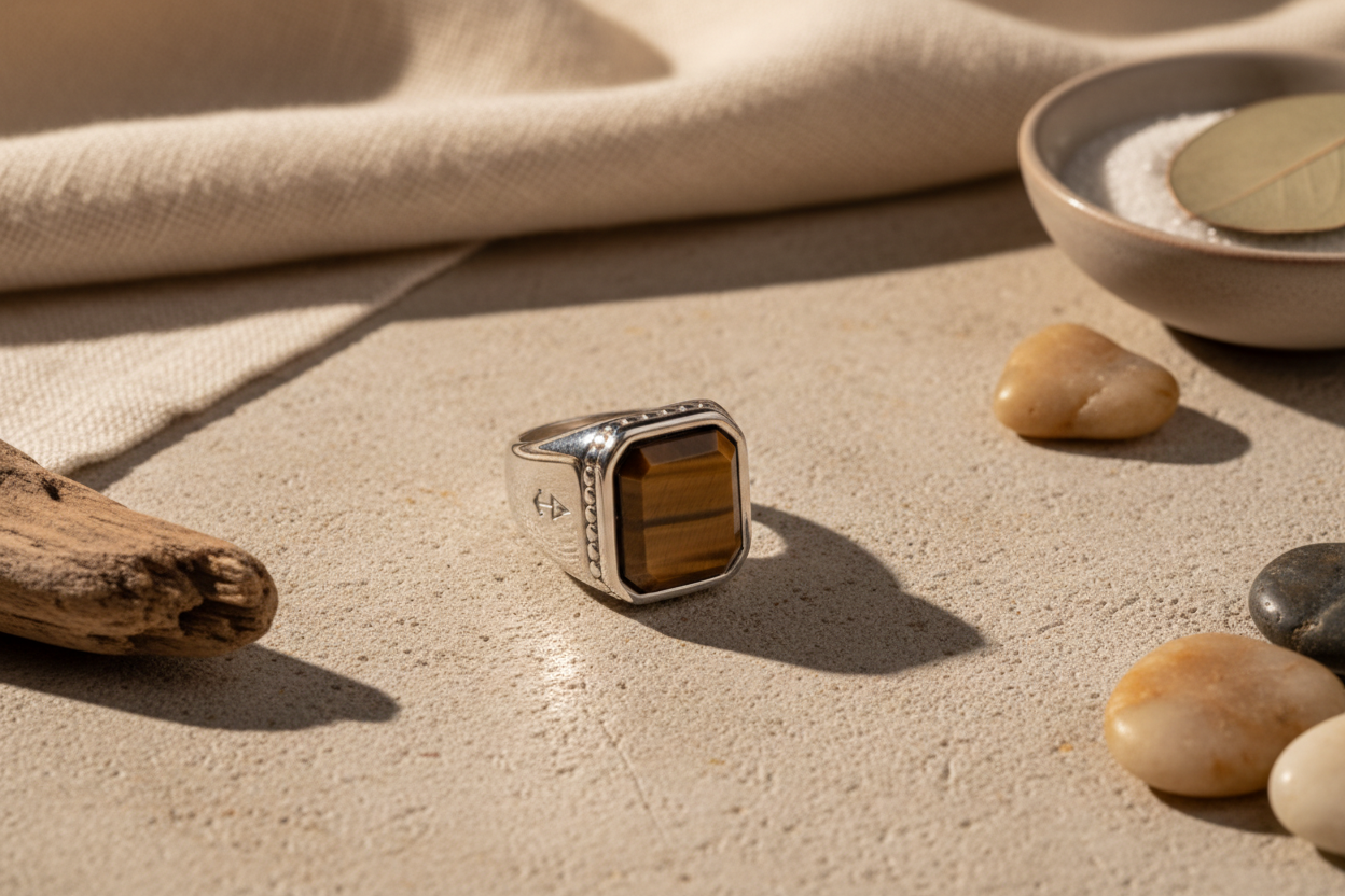 Ring ZEUS TIGEREYE - ROCK & STEEL GERMANY