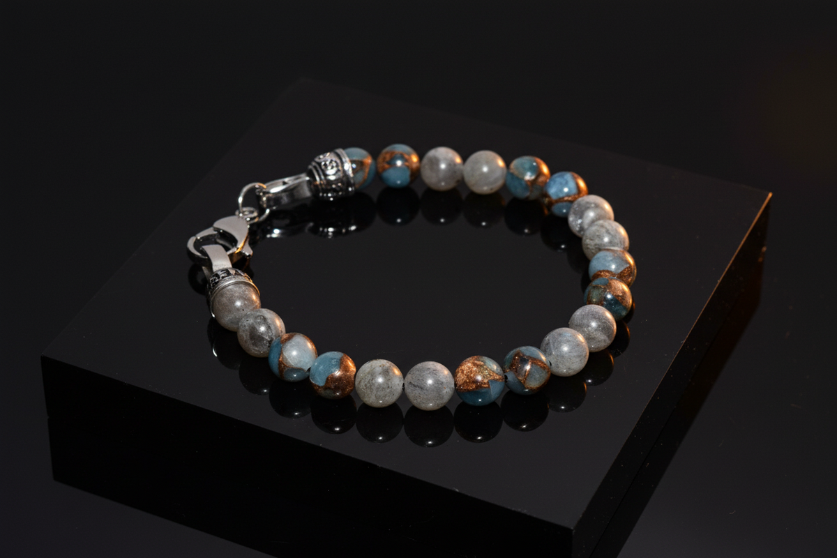 Armband STONE GREY - ROCK & STEEL GERMANY