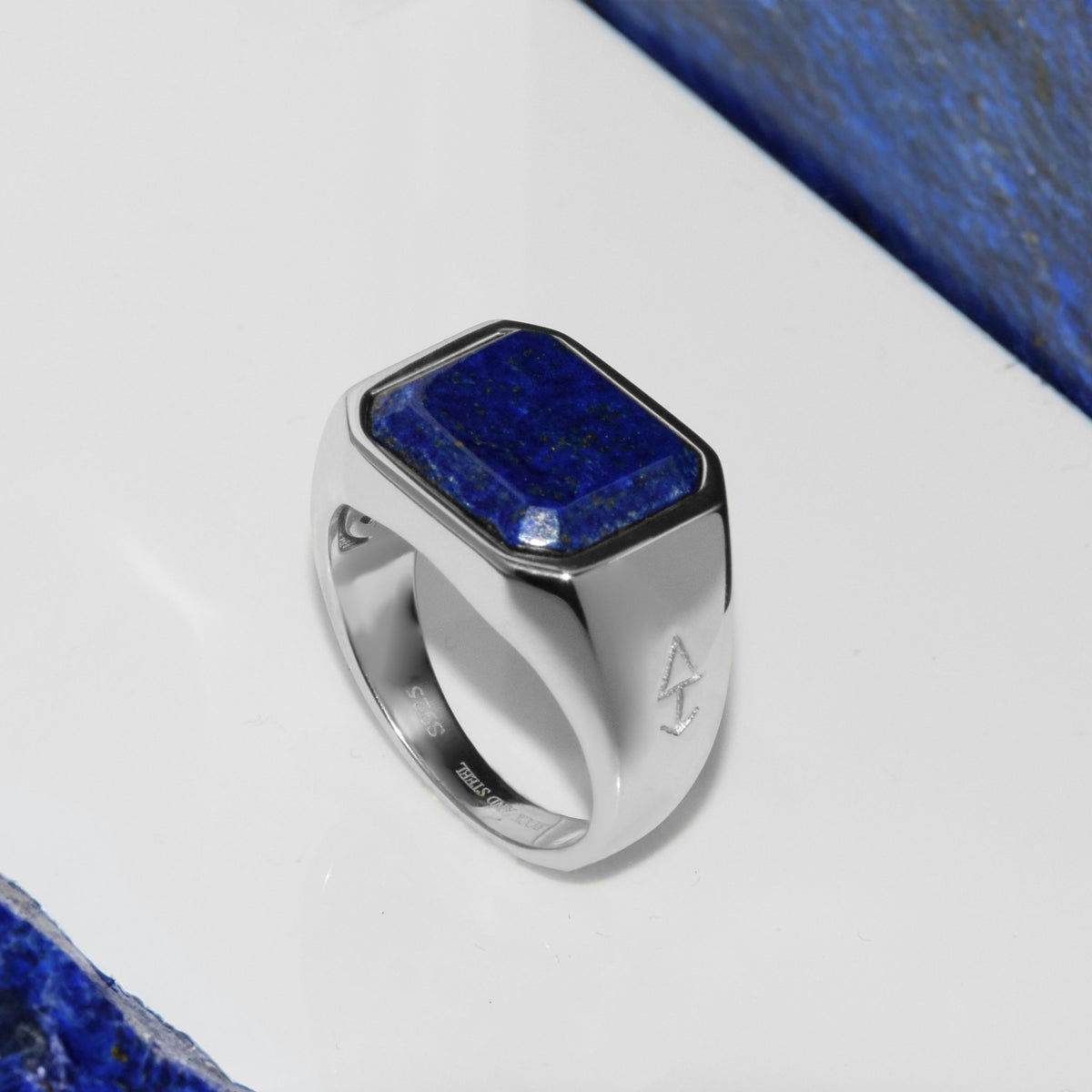 Ring NEPTUNE LAPISLAZULI | 925 Silber - ROCK & STEEL GERMANY