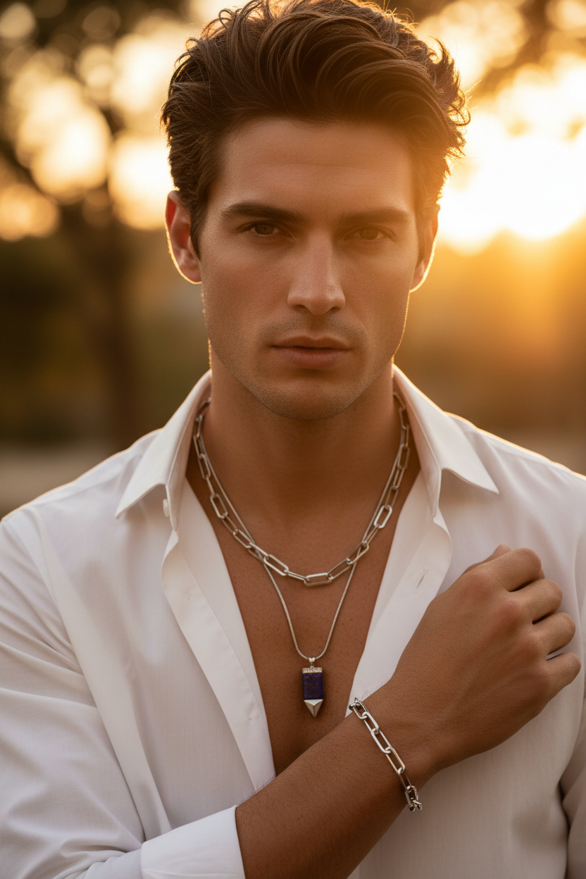 Set LIBERTY LAPIS & BALI - ROCK & STEEL GERMANY