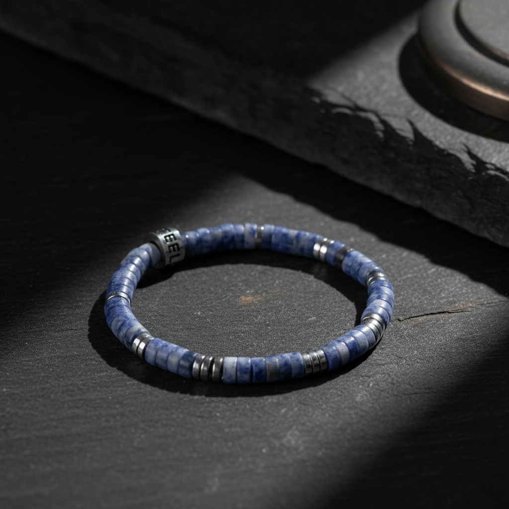Armband Sodalith PEACE - ROCK & STEEL GERMANY
