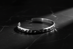 Armreif WAVE 7 mm | 925 SILBER - ROCK & STEEL GERMANY