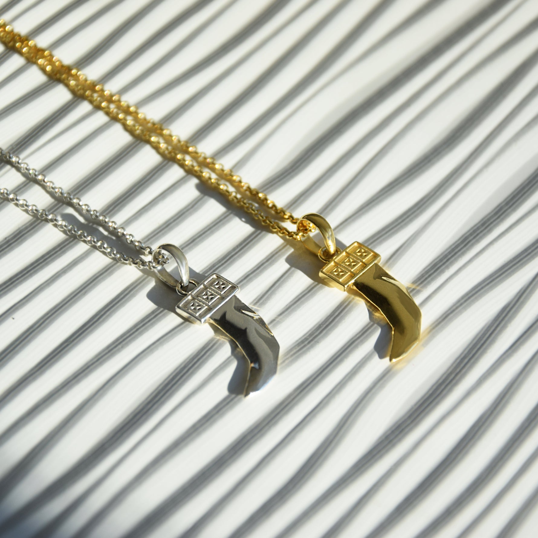 Kette FANG OF AETHER SILBER | 925 SILBER - ROCK & STEEL GERMANY