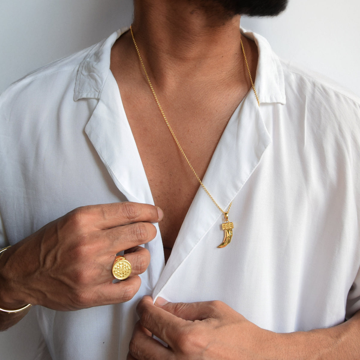 Kette FANG OF AETHER SILBER | 925 SILBER - ROCK & STEEL GERMANY