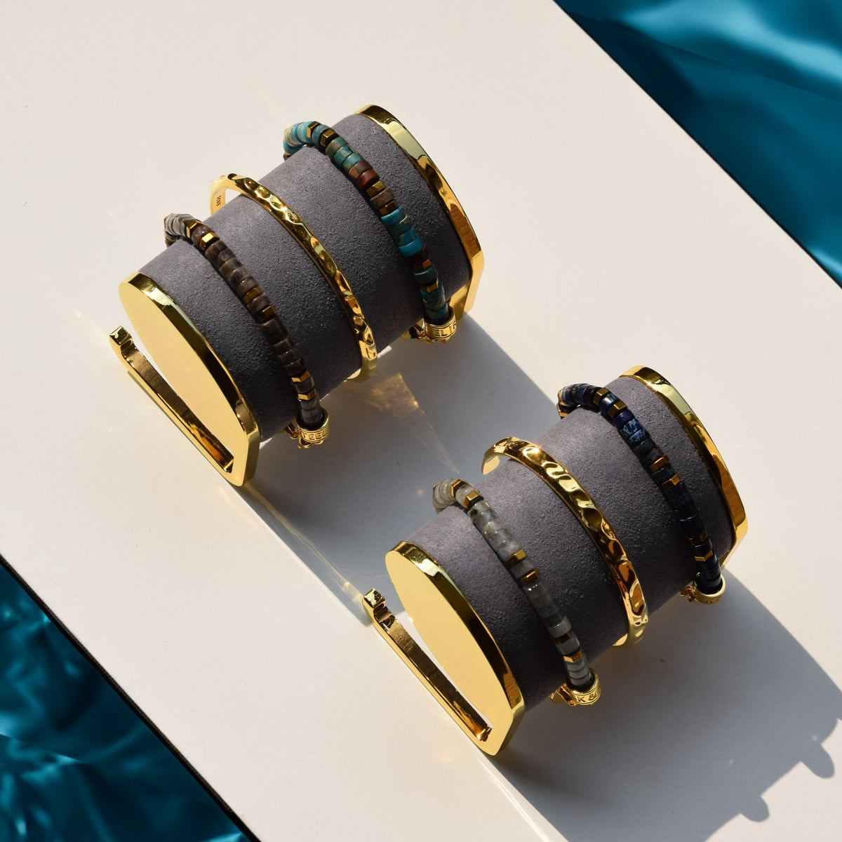 Armband MANTRA | GREY CLOUDS | 925 SILBER - ROCK & STEEL GERMANY