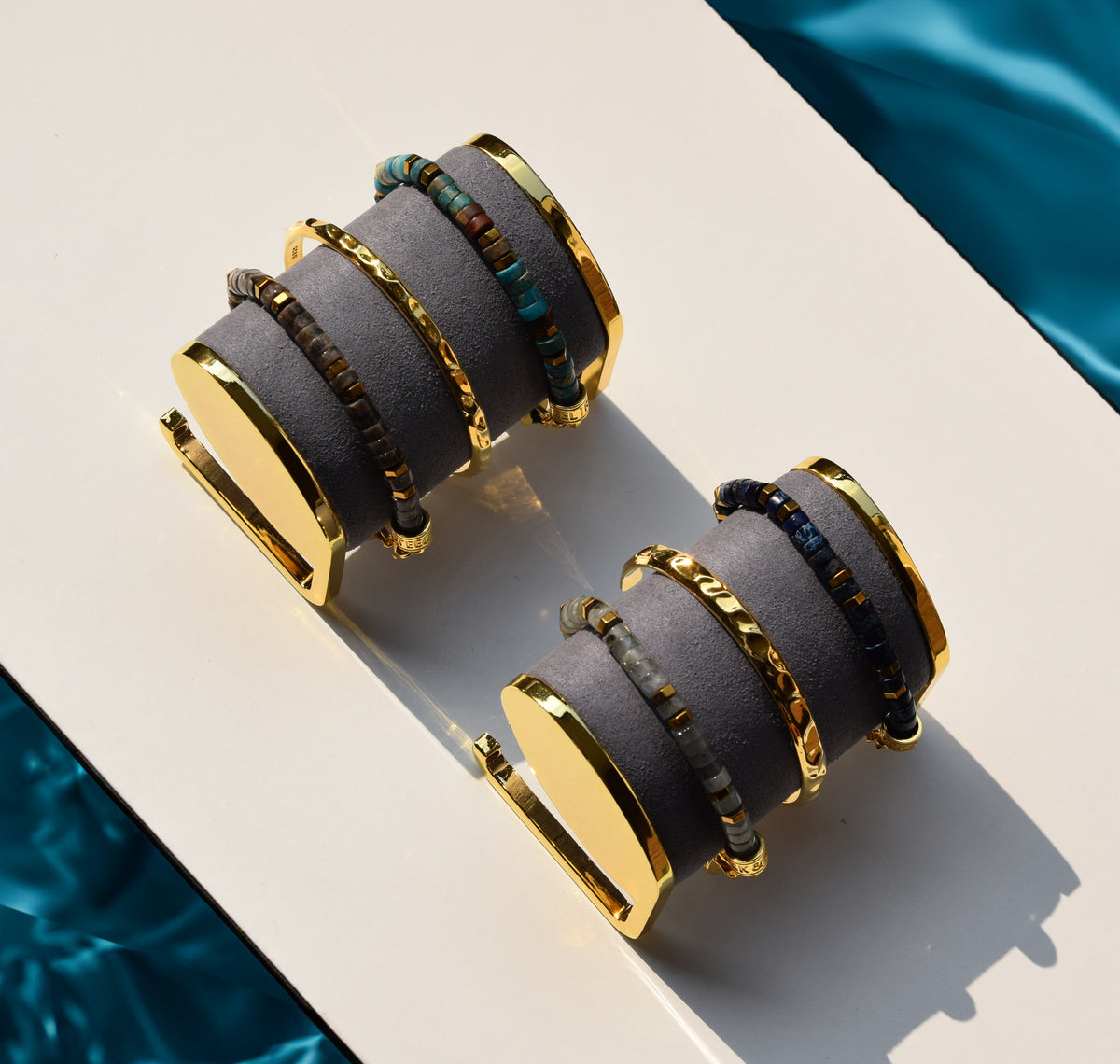 Armband MANTRA | SMOKY CLOUDS | 925 SILBER - ROCK & STEEL GERMANY