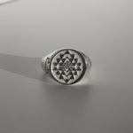 Ring SHREE YANTRA | 925 Silber - ROCK & STEEL GERMANY
