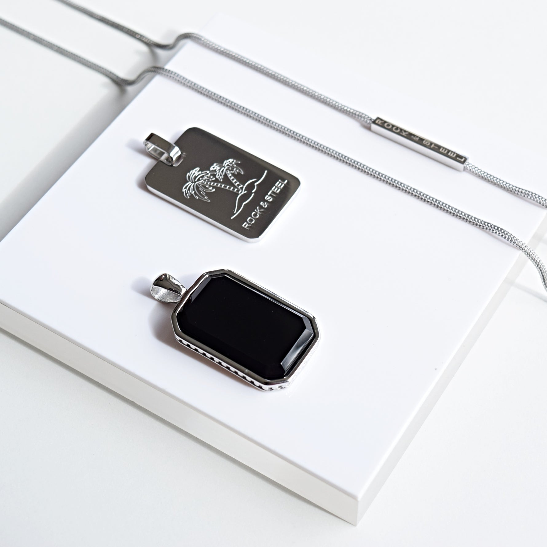 Set SUMMER & ZEUS - Gold Halsketten - Silber Halsketten - Halsketten für Herren - ROCK & STEEL GERMANY