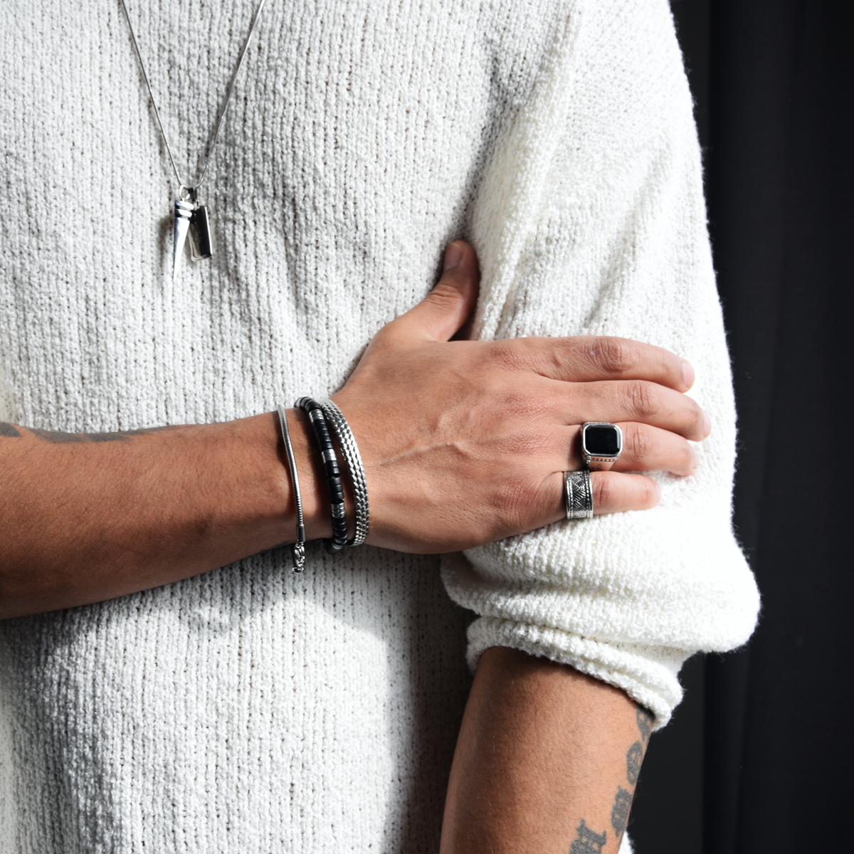 Armband Agate PEACE - ROCK & STEEL GERMANY