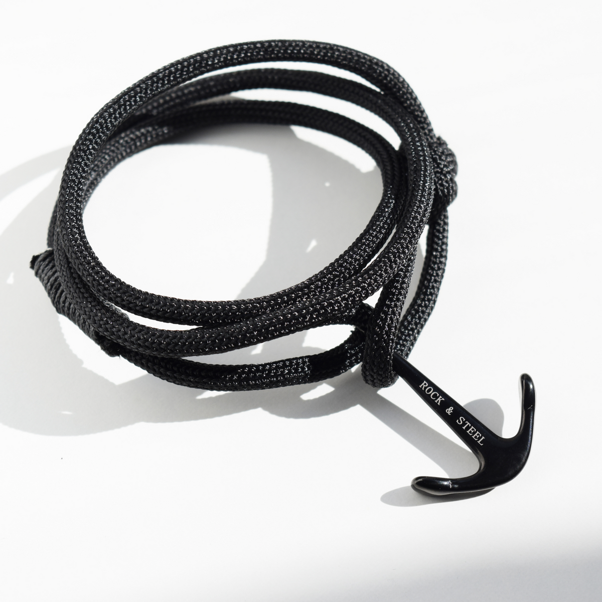 Armband Anker BLACK ON BLACK - ROCK & STEEL GERMANY