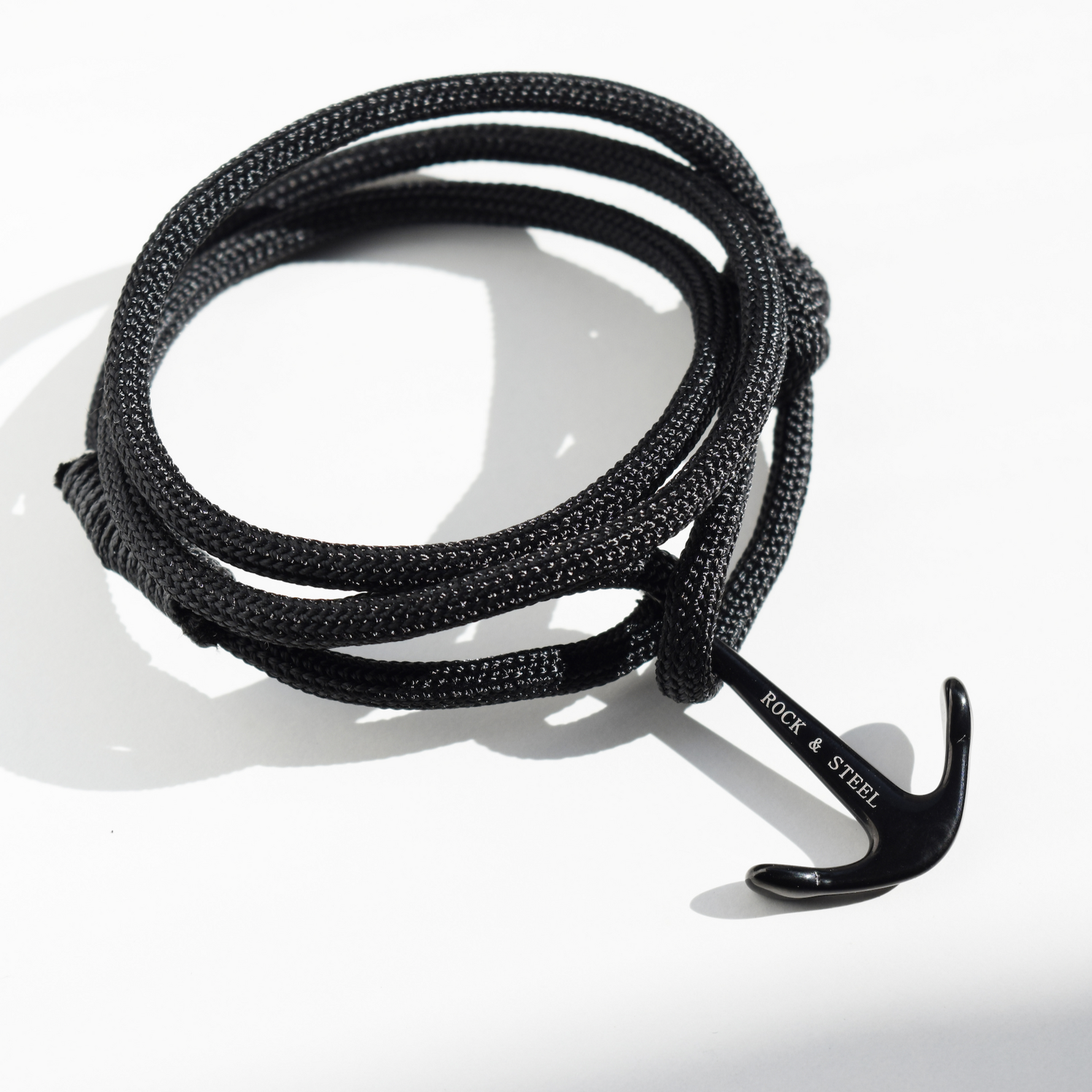 Armband Anker BLACK ON BLACK - ROCK & STEEL GERMANY