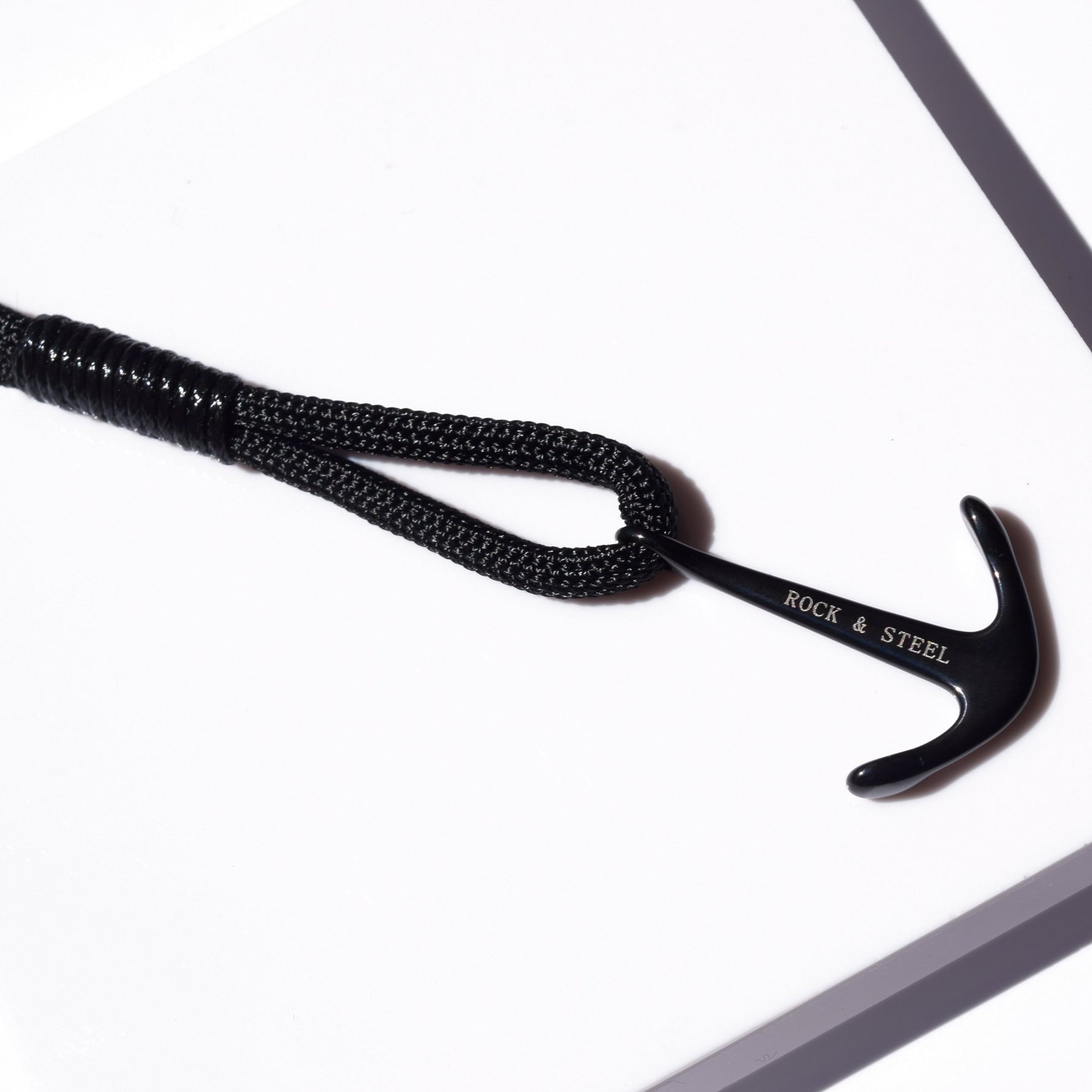 Armband Anker BLACK ON BLACK - ROCK & STEEL GERMANY