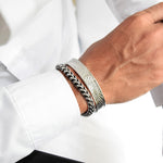 Armreif WINGED SUN - ROCK & STEEL GERMANY