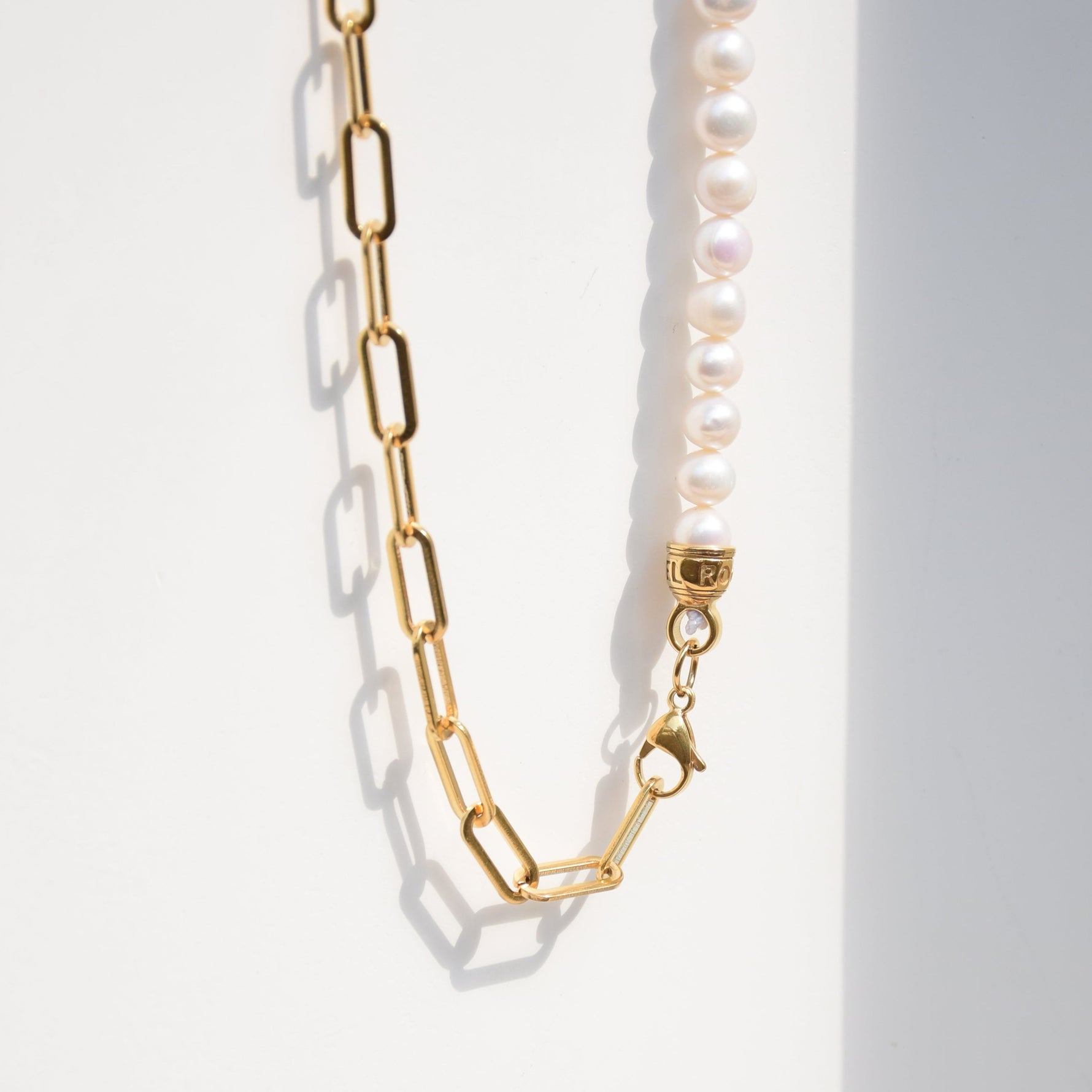 Kette BEADS BALI | Süßwasserperlen - ROCK & STEEL GERMANY