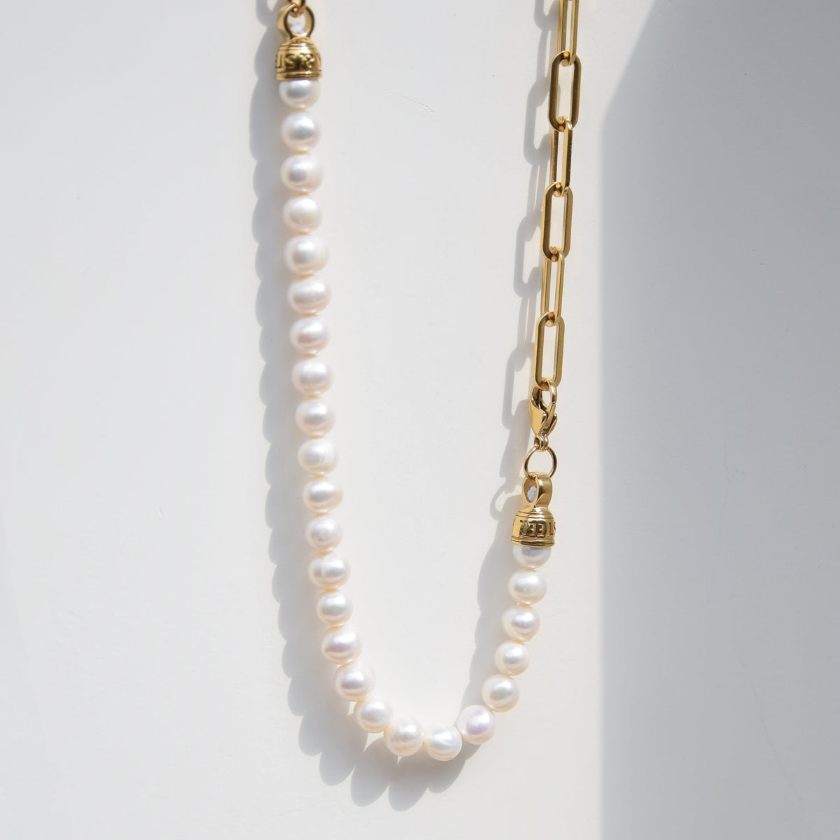 Kette BEADS BALI | Süßwasserperlen - ROCK & STEEL GERMANY