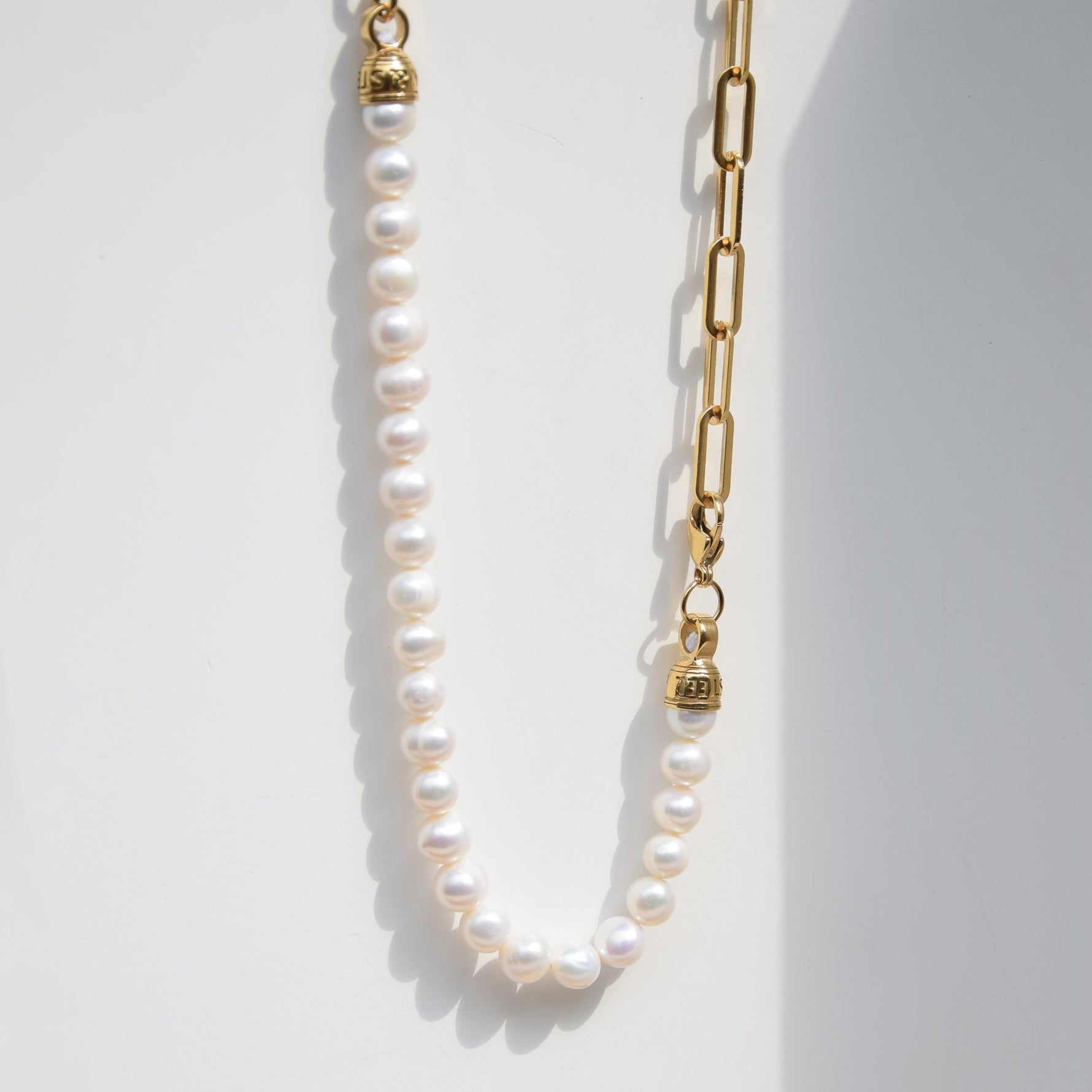 Kette BEADS BALI | Süßwasserperlen - ROCK & STEEL GERMANY