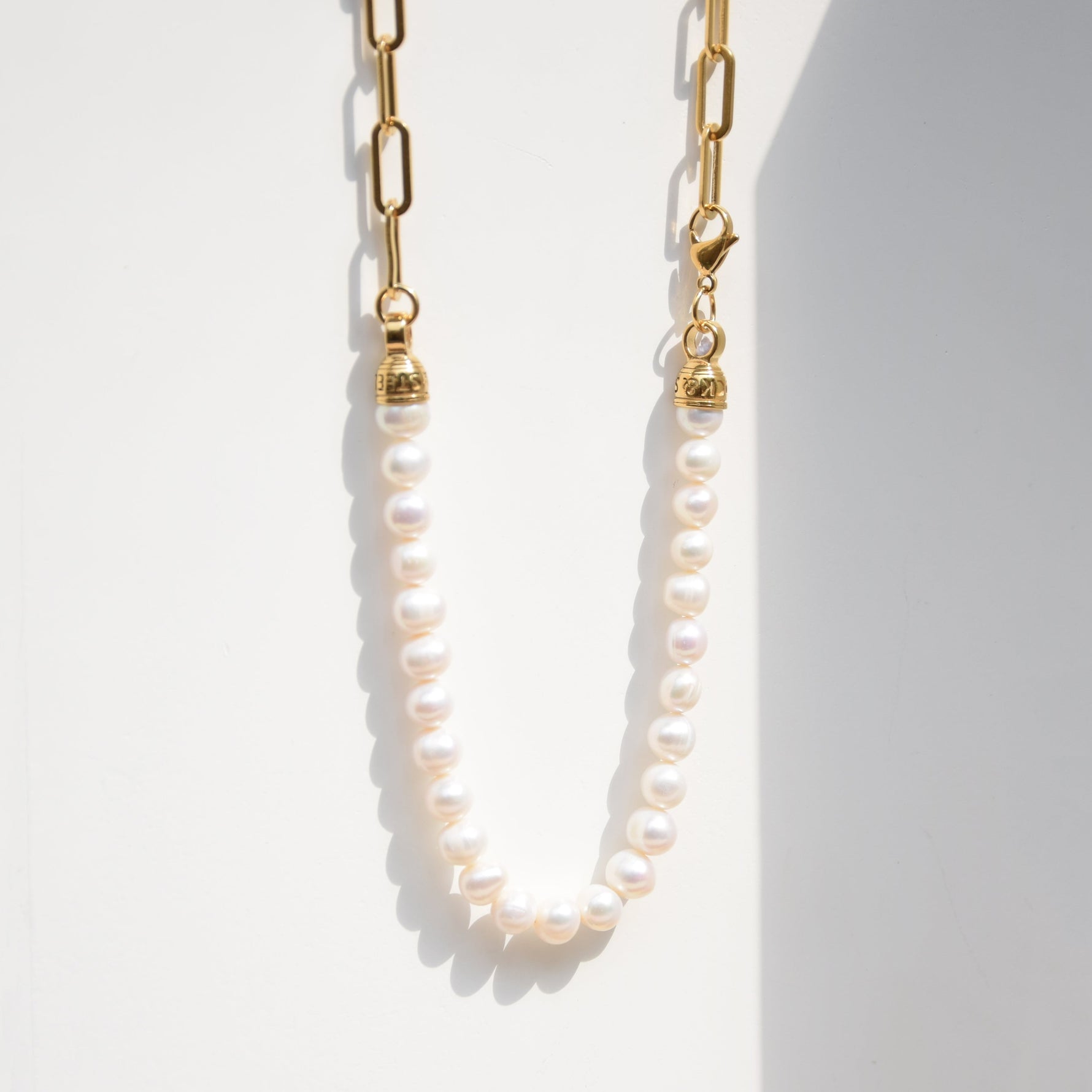 Kette BEADS BALI | Süßwasserperlen - ROCK & STEEL GERMANY